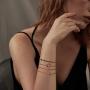 LOYATA Gold Bracelet Gold 14K Gold Filled Dainty Chain Simple Jewelry Gift for Women