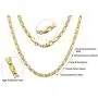 WESTMIAJW 24K Gold Plated Wolf Tooth Pendants Necklace Chain Jewelry for Men Boy 60cm,with Gift Box