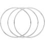 Tripmark Classic 6pcs Lots 925 Silver Thin Round Stackable Polished Bangle Bracelet with Fresh Simple Style Bracelet Cuff Bangle