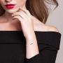 Billie Bijoux Women Bracelet 925 Sterling Silver Simple Elegant Chain Bracelet Jewelry Gift for Women Girls
