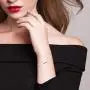 Billie Bijoux Women Bracelet 925 Sterling Silver Simple Elegant Chain Bracelet Jewelry Gift for Women Girls