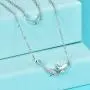 Mermaid Layered Necklace for Women Teen Girls Sterling Silver Sea Mermaid Charm Pendent Jewelry Gift for Birthday Daughter Wife