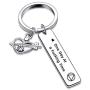 Inspirational Jewelry AA Keychain for Sober Friends Gift Recovery Sobriety Gift