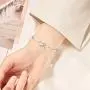 Sterling Silver Mother and Child Infinite Bracelets for Women Birthday Mothers Day Jewelry Gift for Mom Wife Daughter Aunt