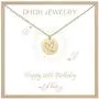 DHQH Birthday Gifts for Girls Necklace Gold Pendant Birthday Necklace Heart Necklace Teenage Girls Gifts Minimalist with Number 10th,15th,18th,20th DHQH Birthday Gifts for Girls Necklace Gold Pendant Birthday Necklace Heart Necklace Teenage Girls Gifts Minimalist with Number 10th,15th,18th,20th