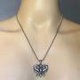 Tribal Jewelry German Phoenix Bird Vulture Eagle Totem Indian Maori Aztec Magic Pagan Pewter Mens Pendant Necklace Wealth Money Lucky Charm Protection Amulet Safe Travel Talisman W Silver Ball Chain