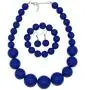 We We Chunky Pearl Necklace Large Pearl Choker Necklace for Women Wedding Jewelry Set We We Chunky Pearl Necklace Large Pearl Choker Necklace for Women Wedding Jewelry Set