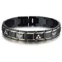 VNOX Two-Tone Stainless Steel The Legend of Zelda Triforce Symbol Hyrule Warrior Link Bracelet for Men Boys VNOX Two-Tone Stainless Steel The Legend of Zelda Triforce Symbol Hyrule Warrior Link Bracelet for Men Boys