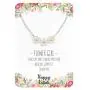 Happy Kisses Flower Girl Necklace - Your Love and Flowers Make Our Wedding Complete. Thank You - Message Card