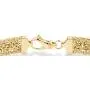 MiaBella 18K Gold Over Sterling Silver Italian Byzantine Beaded Mesh Link Chain Bracelet for Women 6.5, 7, 7.5, 8 Inch 925 Handmade in Italy MiaBella 18K Gold Over Sterling Silver Italian Byzantine Beaded Mesh Link Chain Bracelet for Women 6.5, 7, 7.5, 8 Inch 925 Handmade in Italy