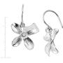Silpada Garden Whimsy Floral Drop Earrings in Sterling Silver