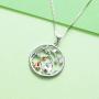 Bbrand 925 Sterling Silver Cat,Panda,Dinosaur,Owl Pendant Necklace Jewelry Gifts for Women