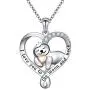 Sloth Gift 925 Sterling Silver Slow Down Cute Sloth Pendant Necklace for Women Girls Sloth Lover Sloth Gift 925 Sterling Silver Slow Down Cute Sloth Pendant Necklace for Women Girls Sloth Lover