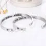Sllaiss 4 Pcs Inspirational Bracelets Stainless Steel Cuff Bangle Bracelet for Women Men Engraved Motivational Friendship Encouragement Bracelet Graduation Gifts Sllaiss 4 Pcs Inspirational Bracelets Stainless Steel Cuff Bangle Bracelet for Women Men Engraved Motivational Friendship Encouragement Bracelet Graduation Gifts