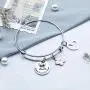 Ohana Bracelet Keychain Ohana Mean Ohana Jewelry with Hibiscus Flower Charm Gift for Women Girls