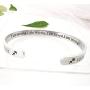 RENYILIN Creative Cuff Bracelet, Zodiac Bracelet, Inspirational Stainless Steel Bracelet for Men and Women