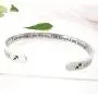 RENYILIN Creative Cuff Bracelet, Zodiac Bracelet, Inspirational Stainless Steel Bracelet for Men and Women RENYILIN Creative Cuff Bracelet, Zodiac Bracelet, Inspirational Stainless Steel Bracelet for Men and Women