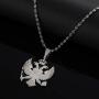 Stainless Steel Montenegro Pendant Necklace for Women Trendy Montenegro Eagle Jewelry