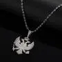 Stainless Steel Montenegro Pendant Necklace for Women Trendy Montenegro Eagle Jewelry