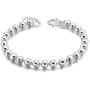 Women Jewelry 925 Sterling Silver Plated String Beads Beaded Chain Bracelets