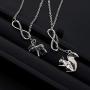 FAADBUK Best Friend Jewelry SPN Gift Supernatural Inspired Gift Moose Squirrel Y Lariat Necklace BFF Gift Gift for Friends