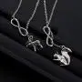 FAADBUK Best Friend Jewelry SPN Gift Supernatural Inspired Gift Moose Squirrel Y Lariat Necklace BFF Gift Gift for Friends