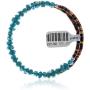 $80Tag Natural Turquoise Certified Navajo Native Adjustable Wrap Bracelet 22130 Made by Loma Siiva