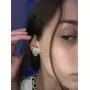 2Pcs Igirl Necklace Earrings for Women, Hip Hop Heart Pendant Necklace and Stainless Steel Stud Earrings Y2K Jewelry