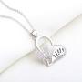 My Story isn’t Over Yet Semicolon Butterfly Necklace Love Heart Pendant Necklace with Zircon Stone Prevention Jewelry