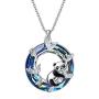 ONEFINITY Panda Gifts Sterling Silver Panda Necklace Panda Crystal Pendant Jewelry for Women