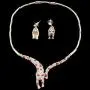 EVER FAITH Womens Austrian Crystal Enamel Leopard Necklace Earrings Set for Sister, Daughter EVER FAITH Womens Austrian Crystal Enamel Leopard Necklace Earrings Set for Sister, Daughter