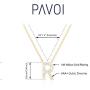 PAVOI 14K Yellow Gold Plated Cubic Zirconia Initial Necklace | Letter Necklaces for Women