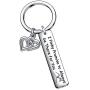 I Pinky Promise to Always be There for You Keychain Inspirational Gift for Family Friends