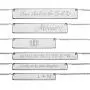 JOELLE JEWELRY Custom Name Bar Necklace Sterling Silver - Personalised Nameplate Necklace with Any Name JOELLE JEWELRY Custom Name Bar Necklace Sterling Silver - Personalised Nameplate Necklace with Any Name