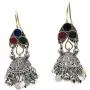 Kuchi Afghan Tribal Big Statement Metal Chandelier Dangle Earrings with Soft Bells