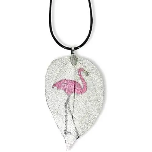 Daobg-stable Real Filigree Nature Leaf Pendant Necklace Unique Jewelry Daobg-stable Real Filigree Nature Leaf Pendant Necklace Unique Jewelry