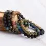Bivei Lava Rock Stone Essential Oil Diffuser Bracelet - Natural Semi Precious Gemstone Beads Healing Crystal Bracelet Bivei Lava Rock Stone Essential Oil Diffuser Bracelet - Natural Semi Precious Gemstone Beads Healing Crystal Bracelet