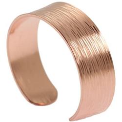 Chased Copper Cuff Bracelet By John S Brana Handmade Jewelry 100% Solid Uncoated Copper