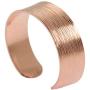 Chased Copper Cuff Bracelet By John S Brana Handmade Jewelry 100% Solid Uncoated Copper