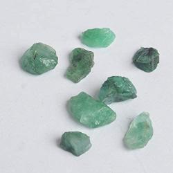 gemhub Rough Green Emerald 21.50 Ct Lot of 8 Pcs. Natural Mineral from Mother Earth