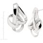 Silpada Tied Up Knotted Drop Earrings in Sterling Silver