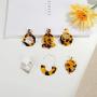 ORAZIO Acrylic Earrings for Women Drop Dangle Resin Earrings Set