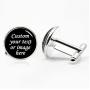 Kooer Handmade Custom Personalized Wedding Cuff Links Father of The Bride Cufflinks Jewelry Gift