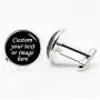Kooer Handmade Custom Personalized Wedding Cuff Links Father of The Bride Cufflinks Jewelry Gift Kooer Handmade Custom Personalized Wedding Cuff Links Father of The Bride Cufflinks Jewelry Gift