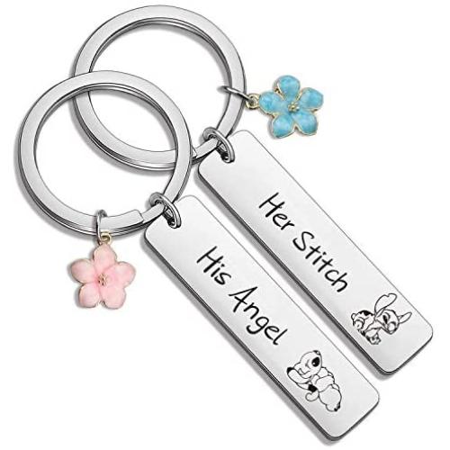 SIDIMELO Friendship Keychain You are The Lilo to My Stitch Lilo and Stitch Sister Jewelry Inspired Keychain Gift for BFF