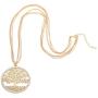 Ouran Long Chain Necklace for Women,Celtic Tree of Life Pendant Necklace Gold and Silver Necklace CZ Crystal