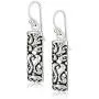 Barse Sterling Silver Ornate Scroll Drop Earrings Barse Sterling Silver Ornate Scroll Drop Earrings