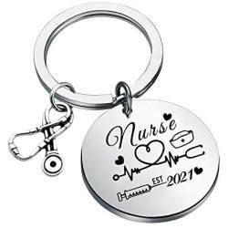 Nurse Graduation Gifts Nurse Est 2020 Keychain Future New Nurse Gifts Medical Student Nursing Gifts
