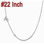 Ollia Jewelry 925 Sterling Silver 1.5mm Adjustable Rolo Chain Necklace with Lobster Claw Clasp Fit European Style Beads and Charms
