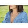 Unisex Sterling Silver 4mm Cubic Zirconia Tennis Necklace Available in 16''-36'' …